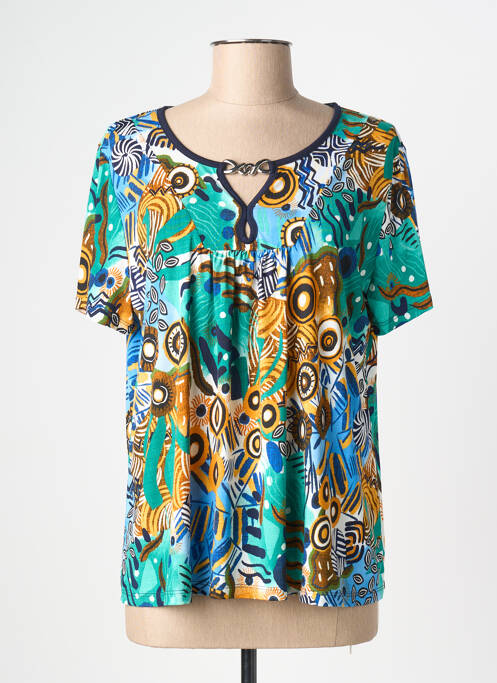 Tricou albastru CHRISTINE LAURE femeie