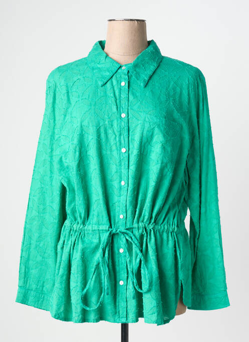 Tunică mâneci lungi verde CHRISTINE LAURE femeie