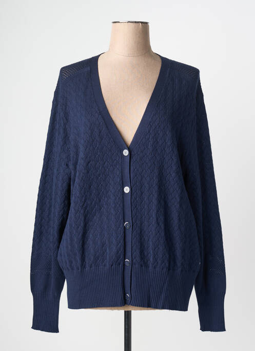 Vestă cu mâneci lungi albastru CHRISTINE LAURE femeie