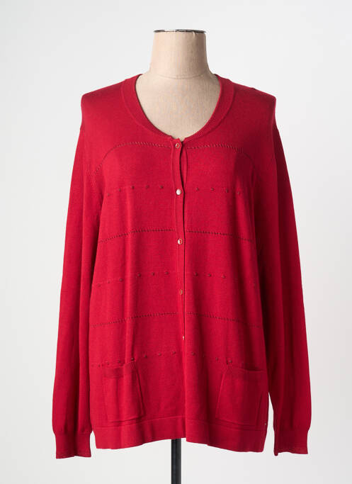 Vestă cu mâneci lungi roșu CHRISTINE LAURE femeie