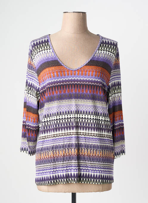 Tricou violet CHRISTINE LAURE femeie