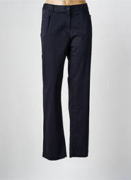 Pantalon drept țesătură poplin mărime normală albastru ARMOR LUX femme