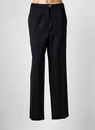 Pantalon drept talie cu cleme talie înaltă negru KARTINGE femeie