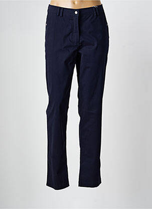 Pantalon slim albastru EL INTERNATIONALE femeie