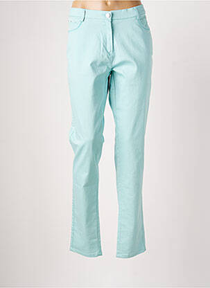 Blugi cu croială slim albastru CHRISTINE LAURE femeie