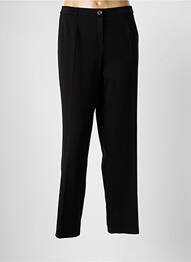 Pantalon drept țesătură crep mărime normală negru CHRISTINE LAURE femme