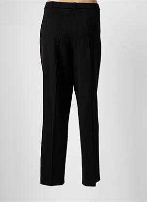Pantalon drept talie cu cleme mărime normală negru CHRISTINE LAURE femeie