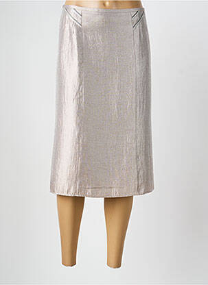 Fustă midi bej CHRISTINE LAURE femeie