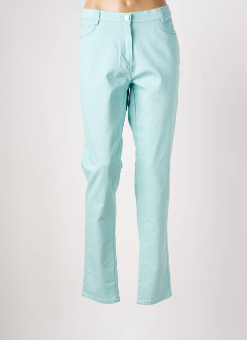 Blugi cu croială slim albastru CHRISTINE LAURE femeie