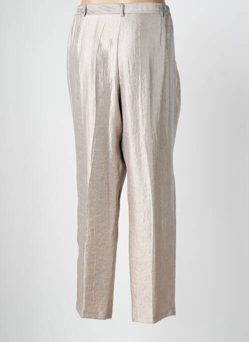 Pantalon drept gri CHRISTINE LAURE femeie