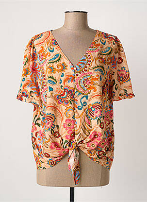 Cămașă portocaliu C'EST BEAU LA VIE femeie