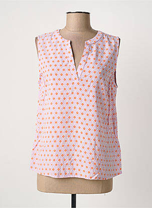 Bluză țesătură poplin fără mâneci violet CREAM femme