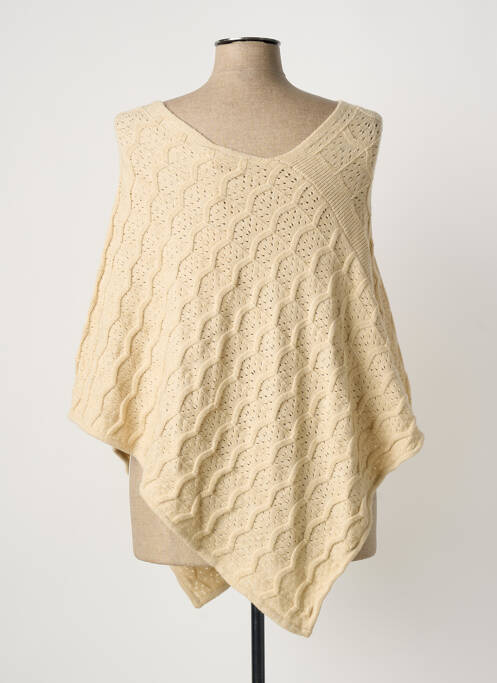 Poncho bej CREAM femeie