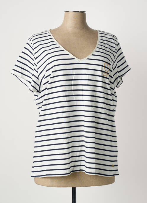 Tricou alb C'EST BEAU LA VIE femeie