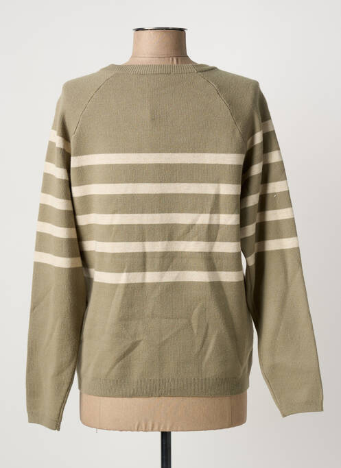 Vestă cu mâneci lungi verde CREAM femeie