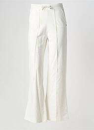 Pantalon evazat talie elastică alb LES TROPEZIENNES PAR M.BELARBI femme