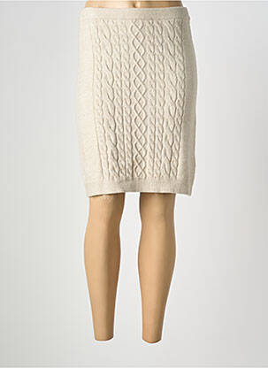 Fustă midi bej CREAM femeie