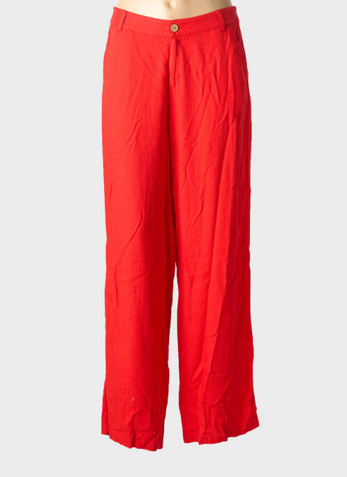 Pantalon drept roșu CREAM femeie