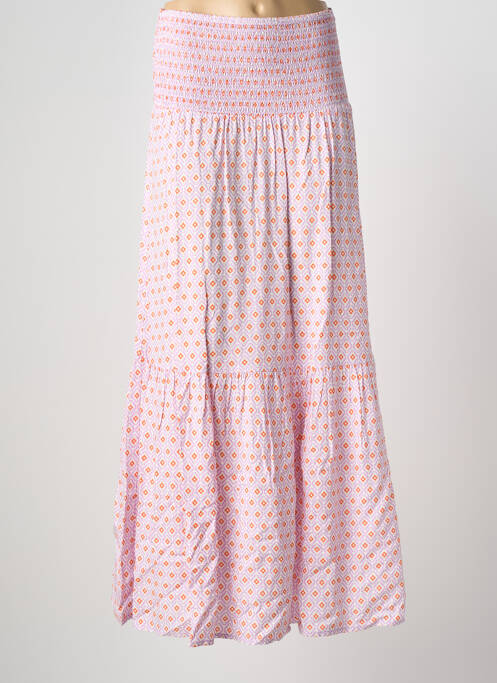 Fustă lungă imprimeu fantezie violet CREAM femme