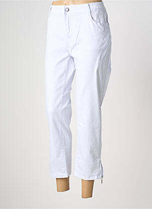 Pantalon 7/8 alb KALISSON femeie