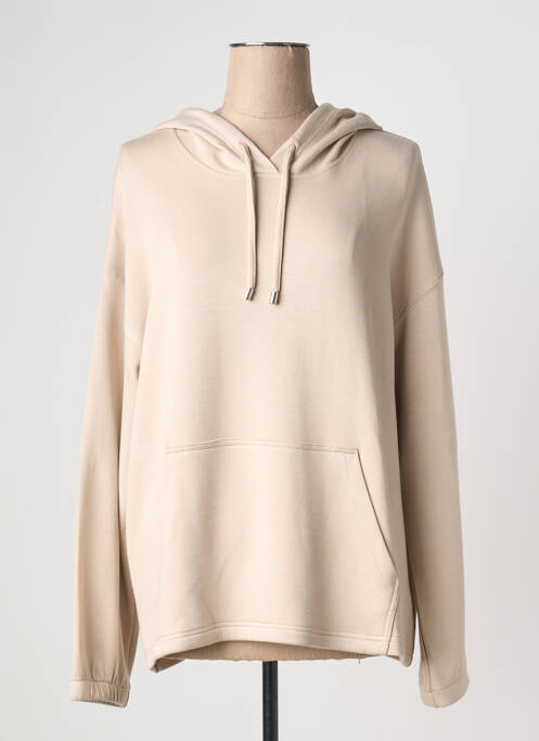 Hanorac cu glugă bej MASSANA femeie