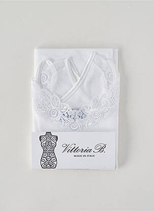 Top/caraco elasticitate alb VITTORIA B femeie