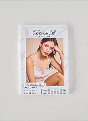 Top/caraco elasticitate alb VITTORIA B femeie