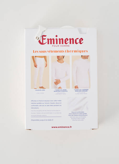 Tricou alb EMINENCE bărbat