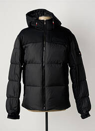 Geacă matlasată mâneci lungi cu glugă negru TOMMY HILFIGER homme
