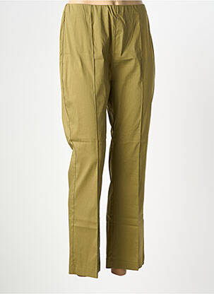 Pantalon drept elasticitate mărime normală verde MEIMEIJ femeie