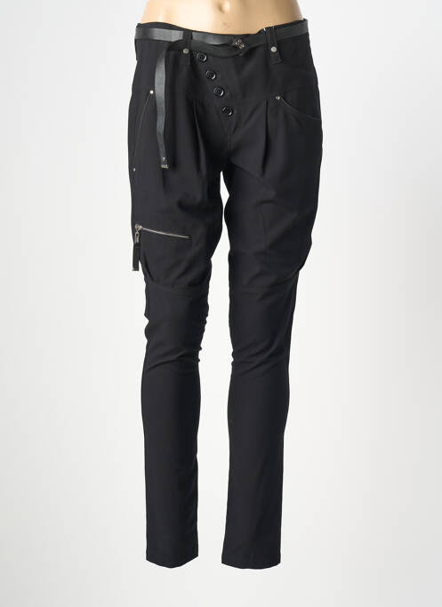 Pantalon slim negru HICH USE femeie