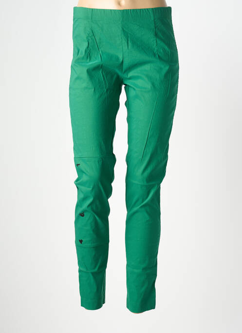 Pantalon slim verde BLACK LABEL femeie