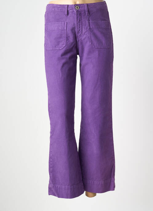 Blugi cu croială dreaptă violet DENIM STUDIO femeie