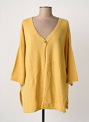 Vestă cu mâneci lungi galben MAX & MOI femeie