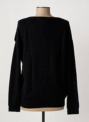 Pulover croială cambrată mâneci lungi negru MOSCHINO femeie