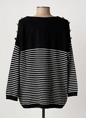 Pulover croială dreaptă mâneci lungi negru MAX & MOI femeie