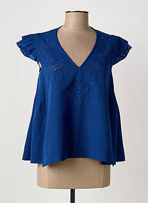 Top albastru HIGH femeie