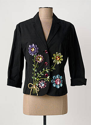 Sacou croială cambrată negru MOSCHINO femeie