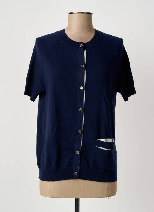 Vestă cu mâneci scurte albastru ALLUDE femeie