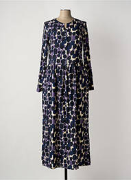 Rochie lungă mâneci lungi mâneci lungi violet ALESSIA  femme