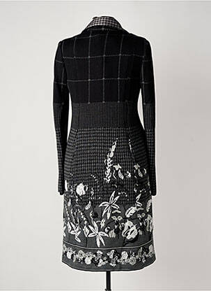 Jachete casual guler de bluză negru PIANURASTUDIO femeie