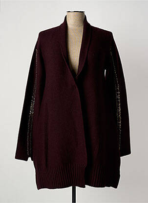 Vestă cu mâneci lungi violet PIER ANTONIO GASPARI femeie