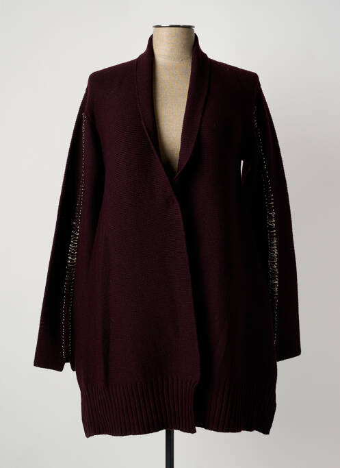 Vestă cu mâneci lungi violet PIER ANTONIO GASPARI femeie