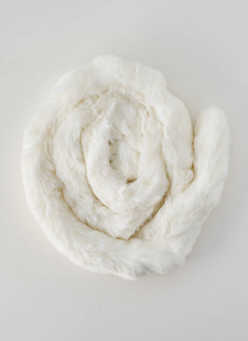 Eșarfă alb KAMY HAT femeie