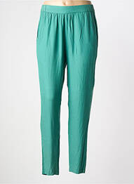 Pantalon slim talie elastică verde TERRE ROUGE femeie