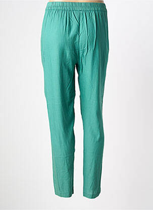 Pantalon slim talie elastică verde TERRE ROUGE femeie