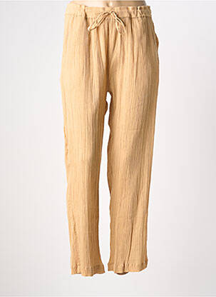 Pantalon slim bej TERRE ROUGE femeie