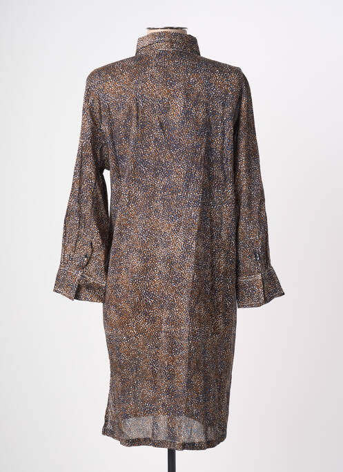 Rochie scurtă maro TERRE ROUGE femeie