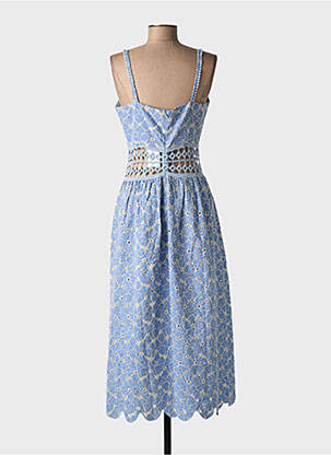 Rochie lungă fără mâneci fără mâneci albastru GOA GOA femeie