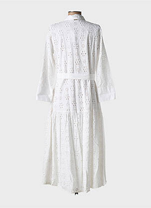 Rochie lungă mâneci lungi mâneci lungi alb GOA GOA femeie